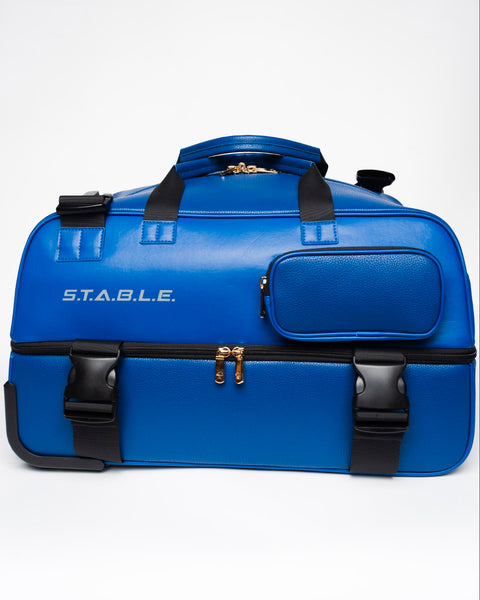 The Blue Stratus Duffle Roller Bag