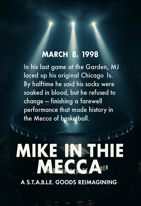 The Mike in the Mecca “lost and found” socks SIZE MEDIUM (U.S. 8-12)